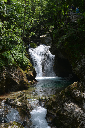 Beautiful So  a River in the Julian Alps inSlowenia