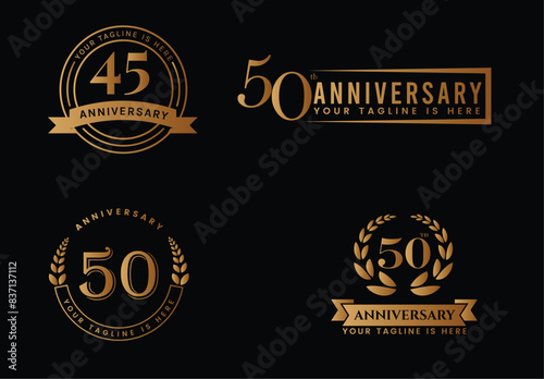 celebration logo set, anniversary logo set