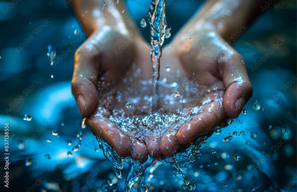 Fototapeta premium Water is the most precious natural resource