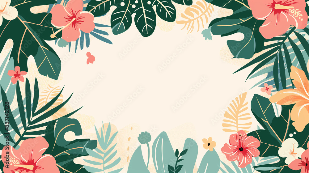 Obraz premium A tropical frame