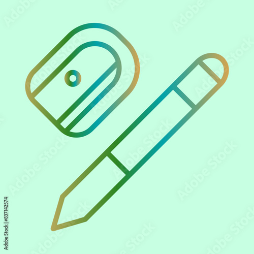 Pencil Sharperner icon Design