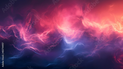 Vibrant Abstract Energy Flow Background in Warm Colors © slonme