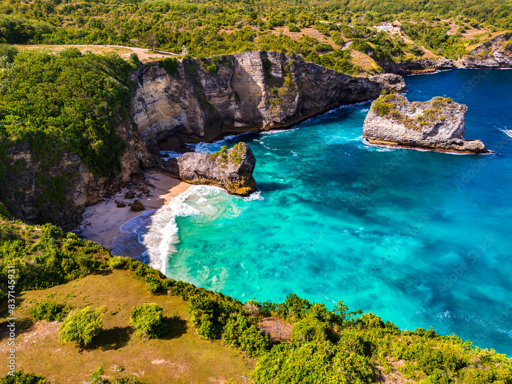 Korawa Beach on Nusa Penida Island, Indonesia Korawa Beach on Nusa Penida Island, Indonesia