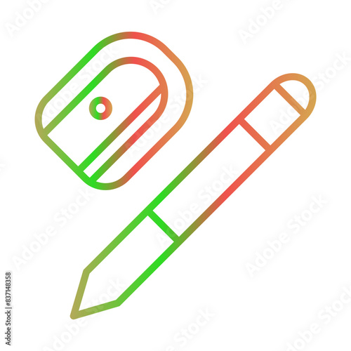 Pencil Sharperner icon Design