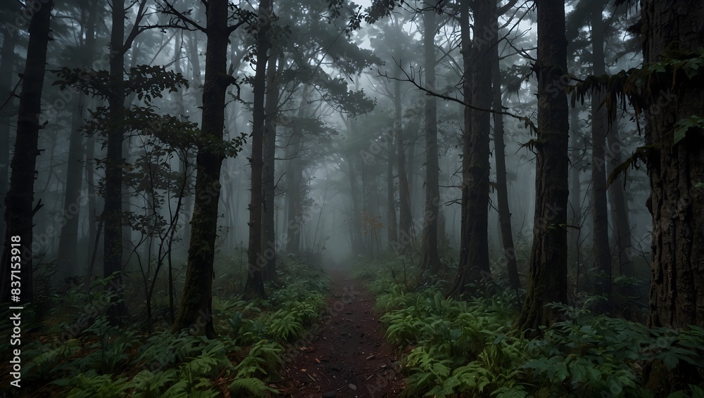 A tale of survival in a dense, ancient forest haunted by secrets ai_generated A tale of survival in a dense, ancient forest haunted by secrets ai_generated