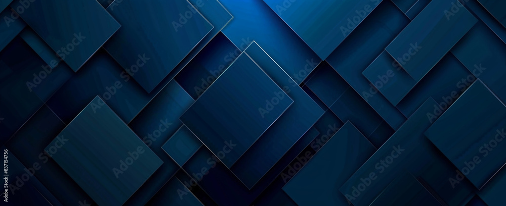 A blue background with squares of different sizes A blue background with squares of different sizes