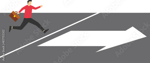 Business planning, New journey, competition concept.

