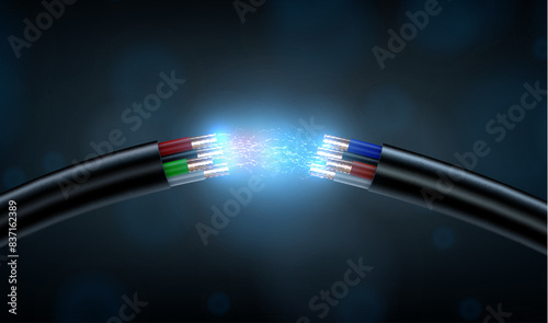 Electric cable break