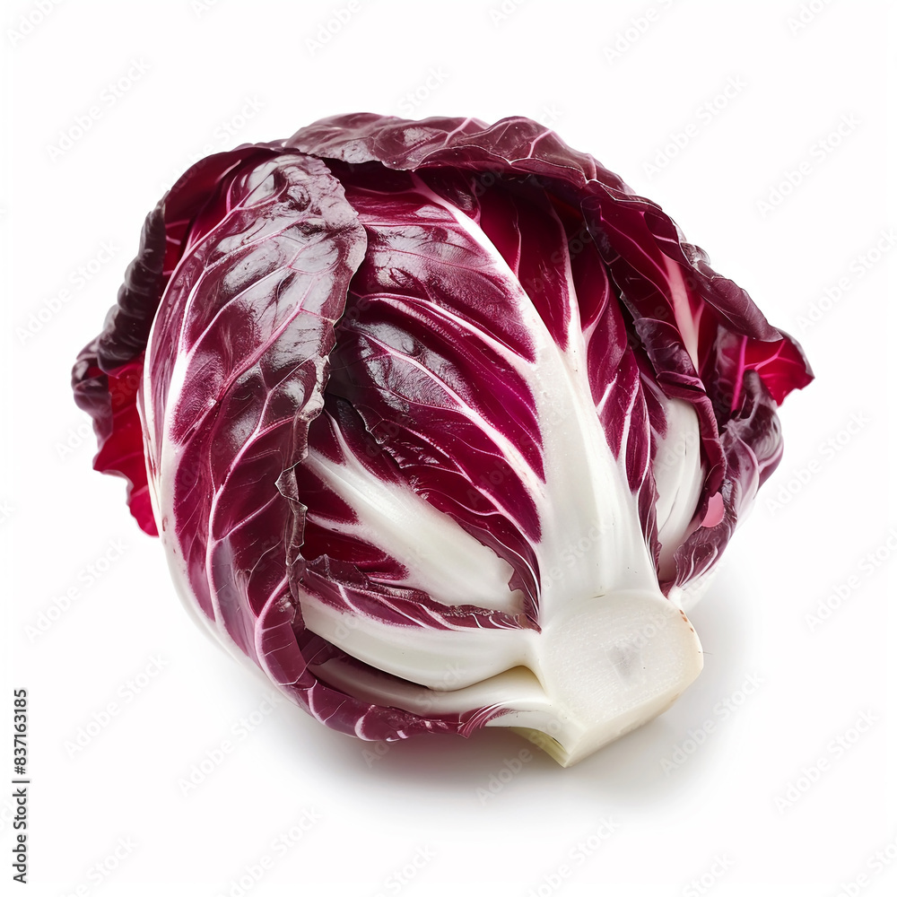 Fototapeta premium Radicchio on Isolate white background.