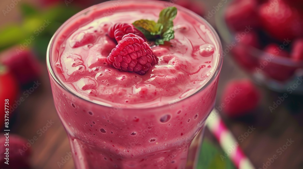 Fresh Fruit Smoothie Styling Concept Generative AI Fresh Fruit Smoothie Styling Concept Generative AI