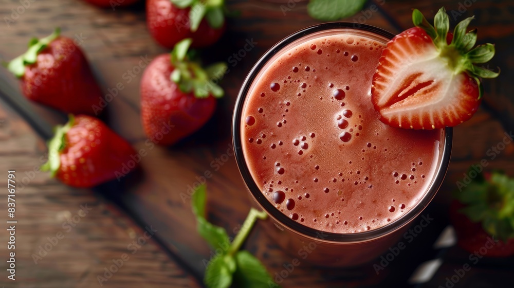 Fresh Fruit Smoothie Styling Concept Generative AI Fresh Fruit Smoothie Styling Concept Generative AI