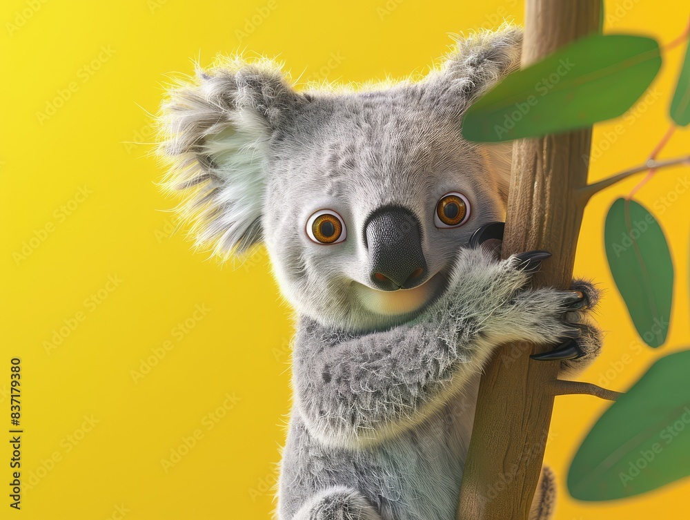 Fototapeta premium koala in tree