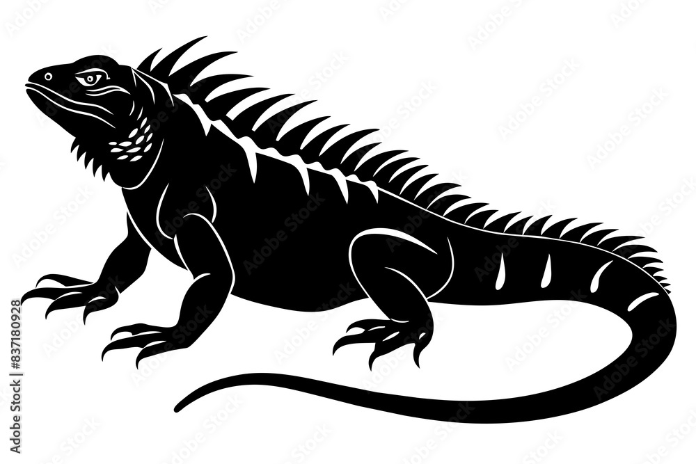 iguana silhouette vector illustration
iguana silhouette vector illustration