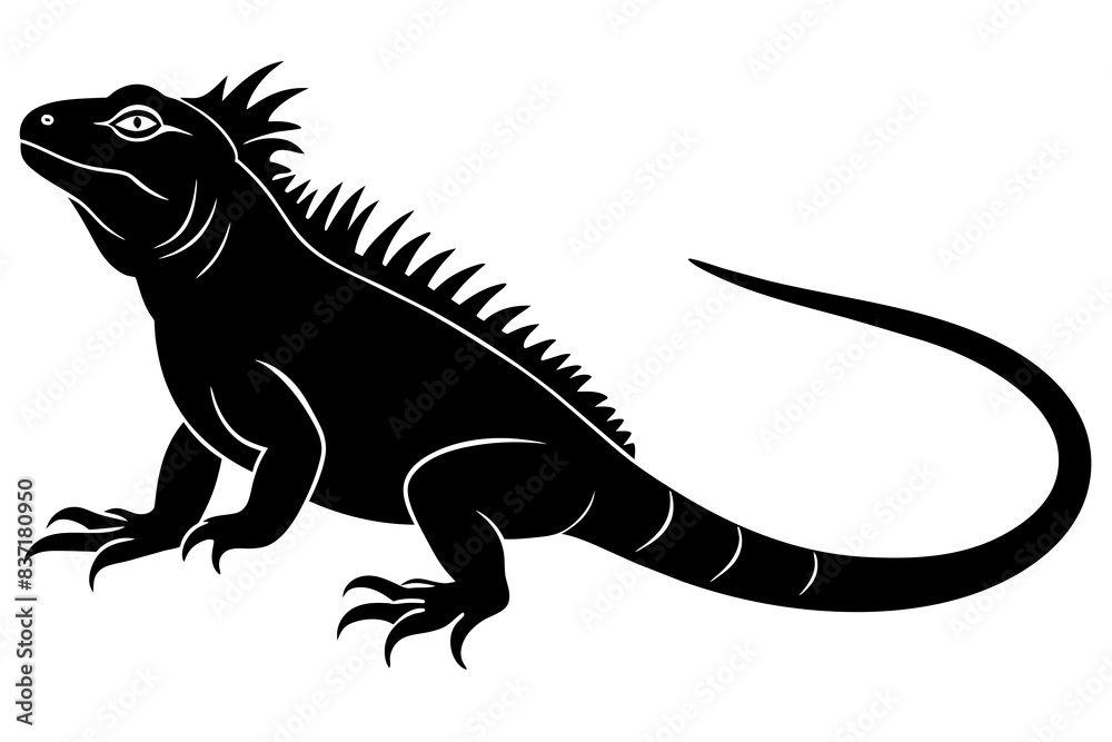 iguana silhouette vector illustration
iguana silhouette vector illustration