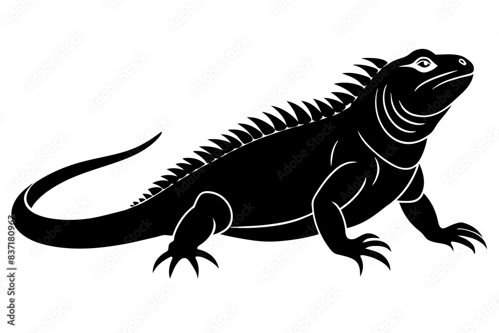 iguana silhouette vector illustration
iguana silhouette vector illustration