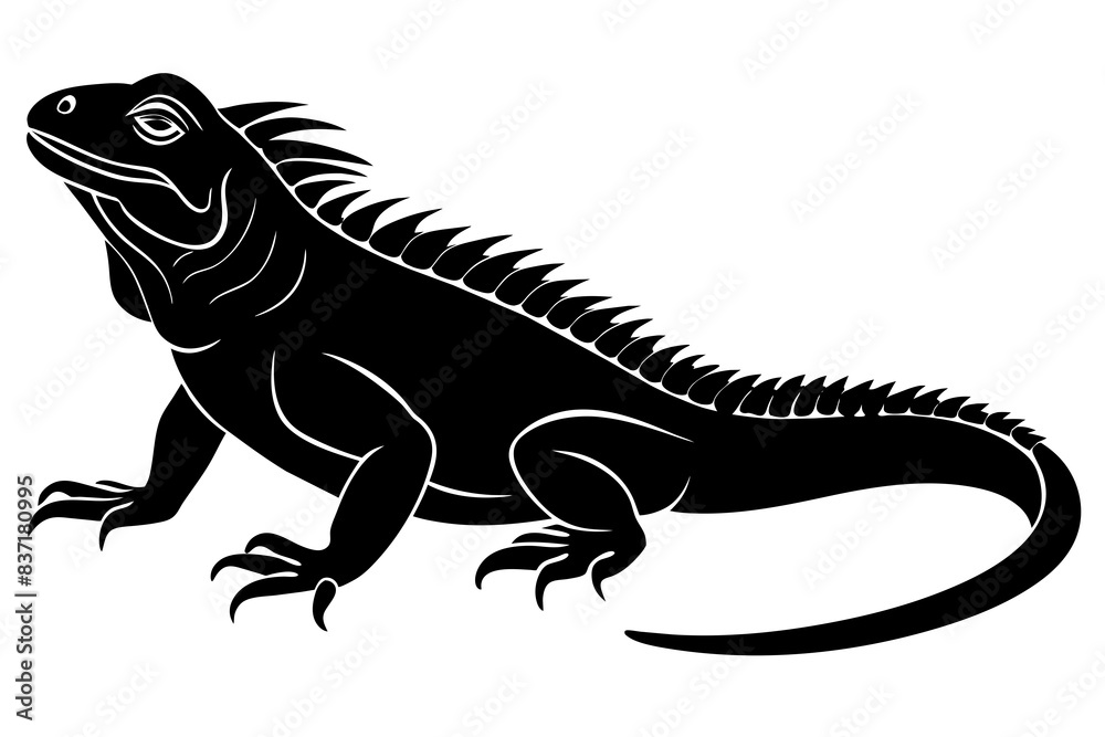 iguana silhouette vector illustration
iguana silhouette vector illustration