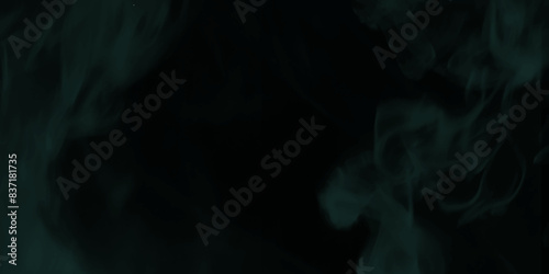 water mist over black background. Black dreaming portrait. Vintage grunge blurred photo crimson abstract vector design for effect. Puffs of white, blue smoke spread on a black background, curling 