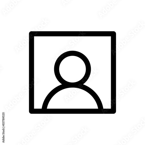 avatar user profile icon, login account sign, male person profile avatar symbol. web vector icon