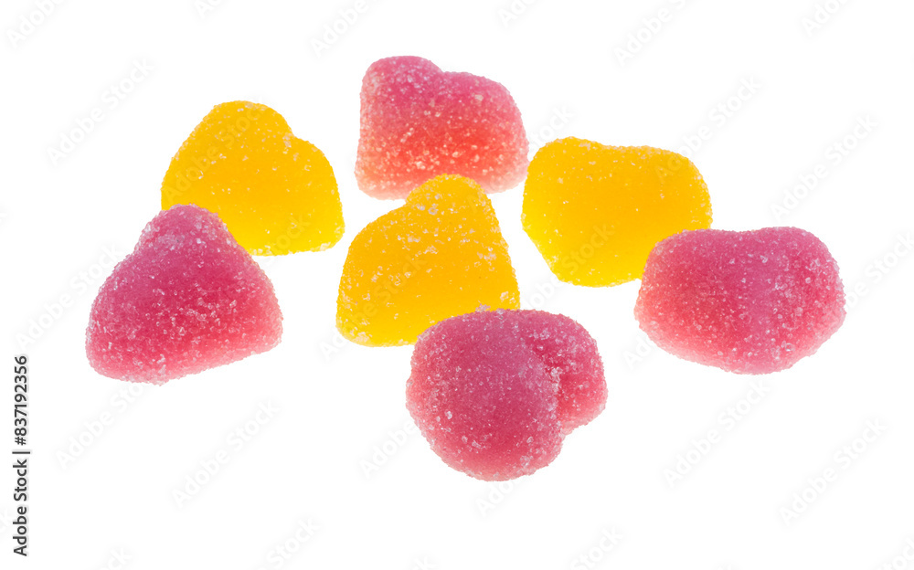 marmalade hearts isolated marmalade hearts isolated