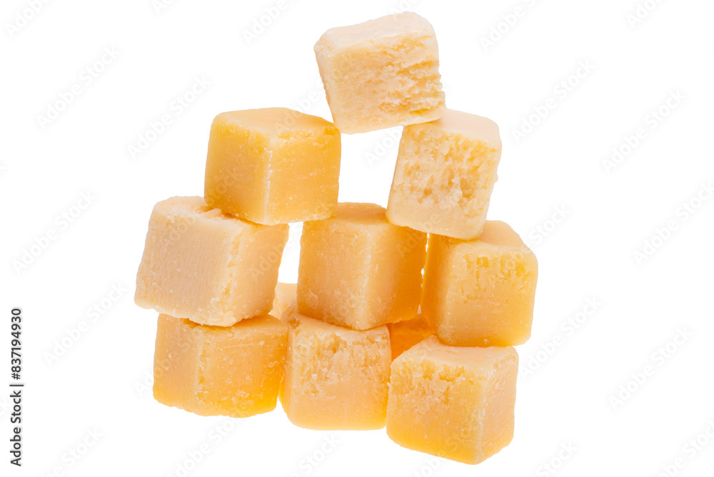 cheese cubes isolated cheese cubes isolated