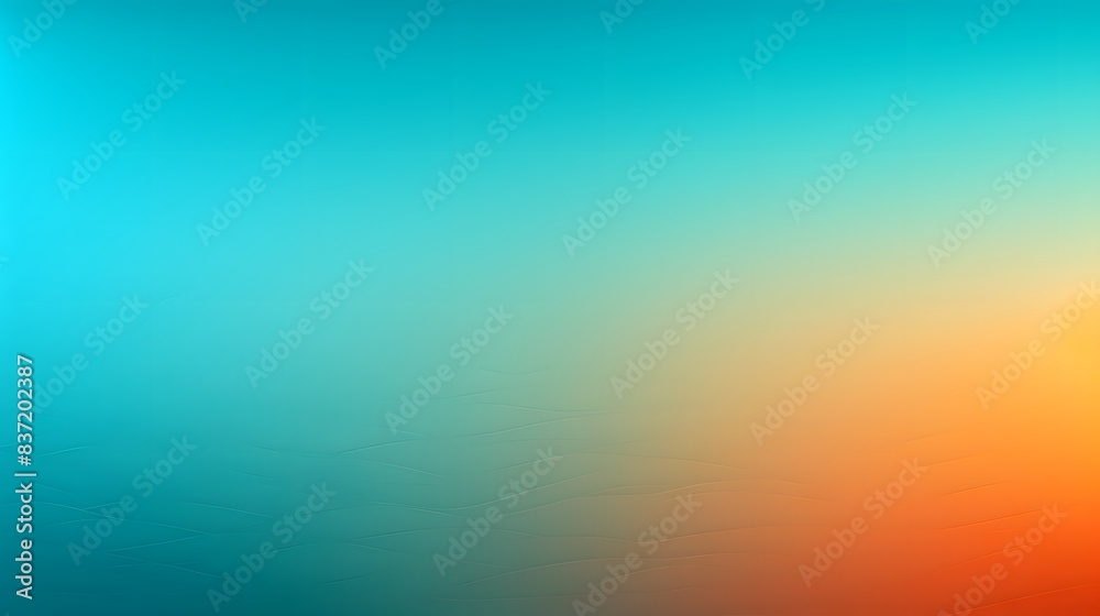 Gradient wallpaper transitioning from amber to turquoise