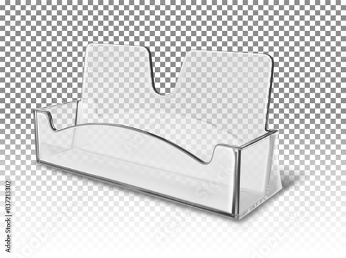 business card holder vector illustration