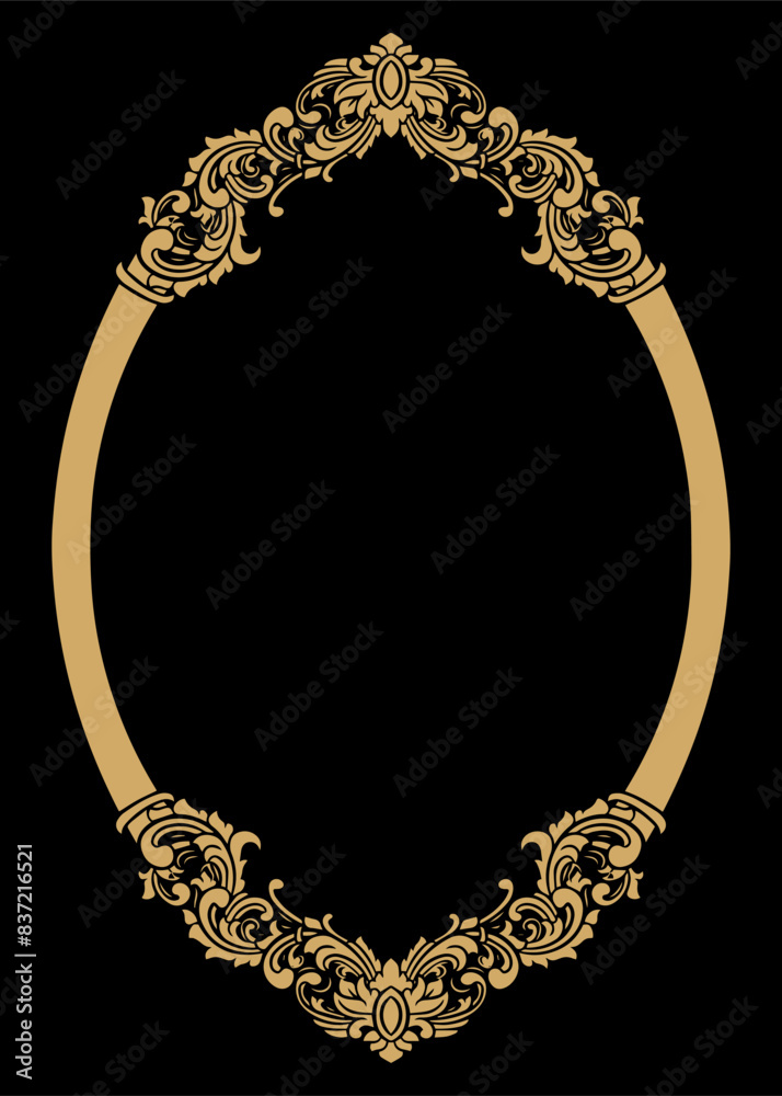 Luxury frame Ornament wedding decoration Luxury frame Ornament wedding decoration