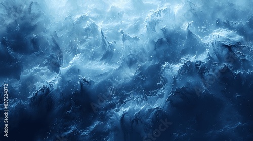 Faintly textured icy blue background, conveying calmness and clarity for modern designs.