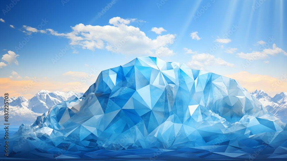 geometric ice crystals on antarctica island geometric ice crystals on antarctica island