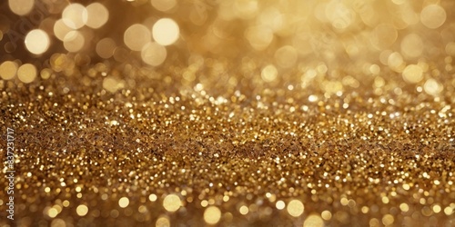 softly blurred image of golden glitter  perfect for festive designs  celebration projects  or adding a warm  shimmering touch to visuals                 