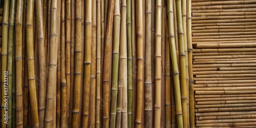 softly blurred image of bamboo panels  perfect for eco-friendly designs  tropical projects  or adding a natural  zen-like touch to visuals