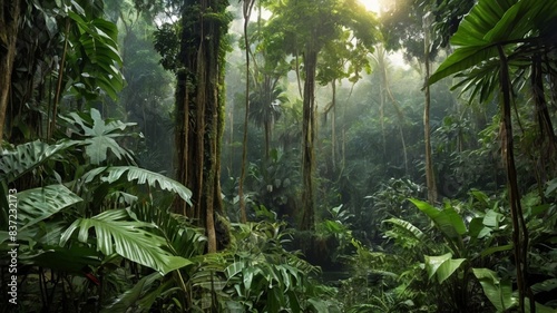 Deep tropical jungles of Southeast Asia