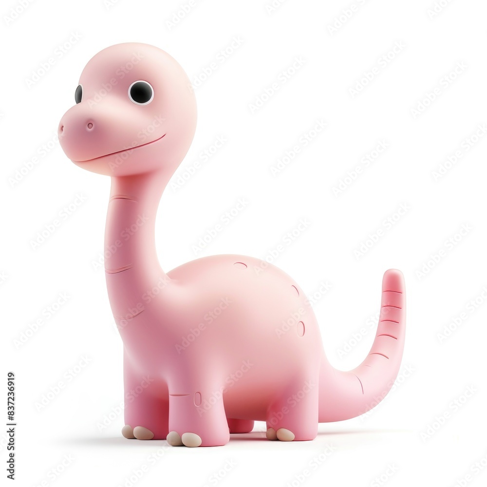 A heartwarming 3D illustration of a baby dinosaur with big, soulful eyes A heartwarming 3D illustration of a baby dinosaur with big, soulful eyes