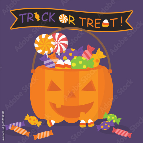 pumpkin candy bucket halloween