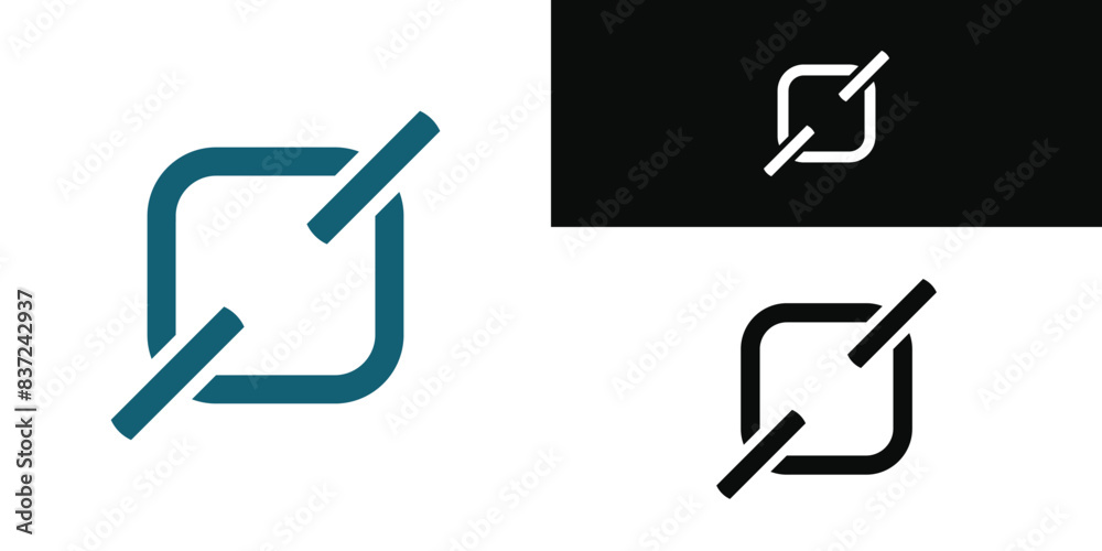 Chain logo design with creative concept. Premium Vector Chain logo design with creative concept. Premium Vector