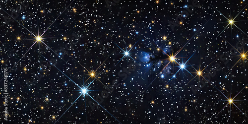 A constellation twinkles in the night sky, its stars forming a familiar pattern photo