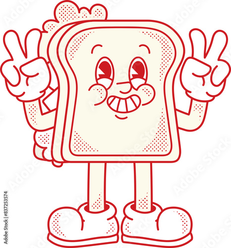 Fast food Retro Character Mascot