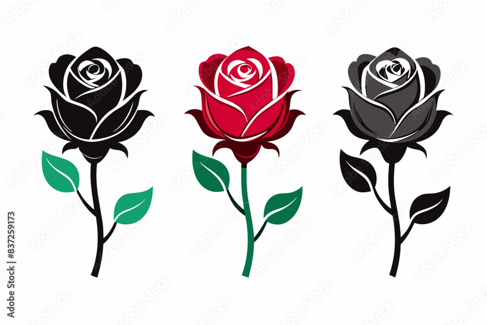 rose vector illustration rose vector illustration
