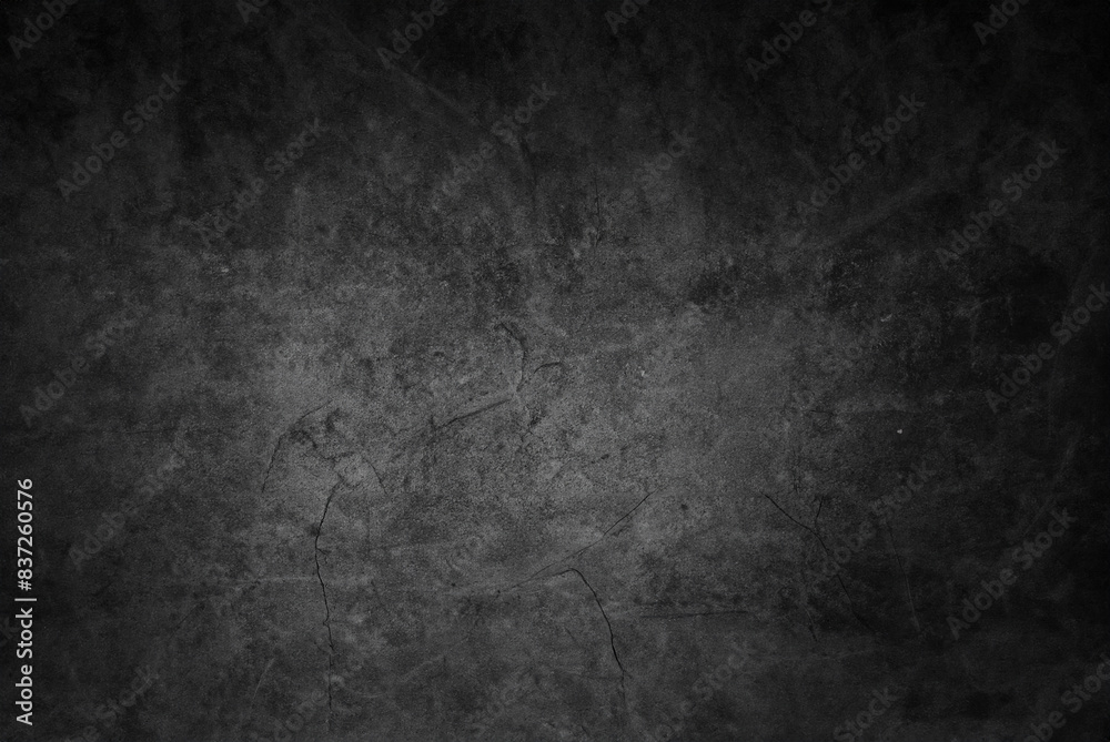 Crumbling Concrete, Detailed Texture of Aged Gray Wall, Ideal for Dark Backgrounds