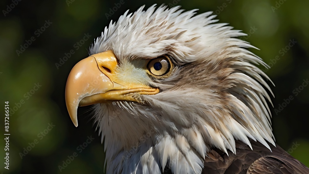 Obraz premium portrait of a eagle illustration.