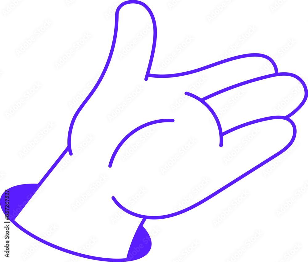 Hand Gesture Cartoon Illustration Hand Gesture Cartoon Illustration