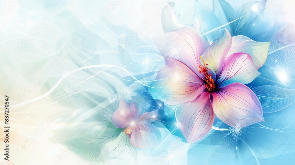 Dreamy Pastel Flower with Soft Focus Background Dreamy Pastel Flower with Soft Focus Background