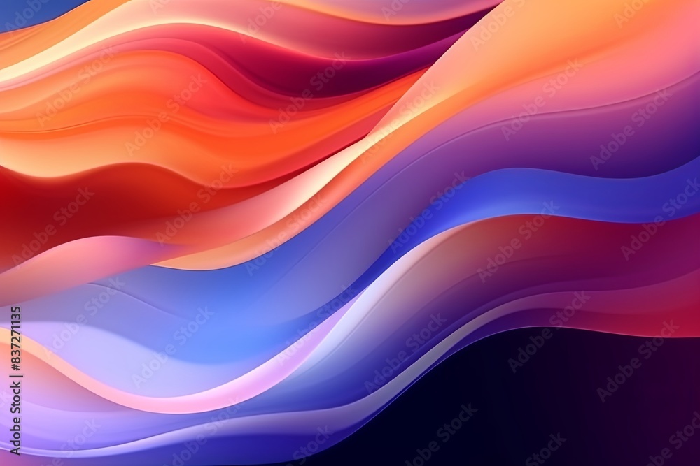 Abstract Background with Colorful Gradients and Movement Abstract Background with Colorful Gradients and Movement
