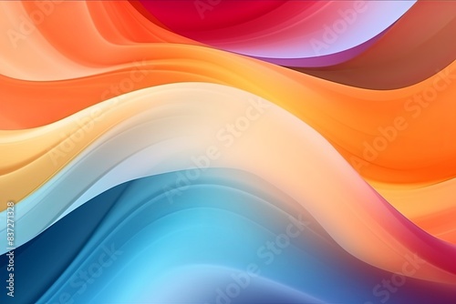 Abstract Background with Colorful Gradients and Movement