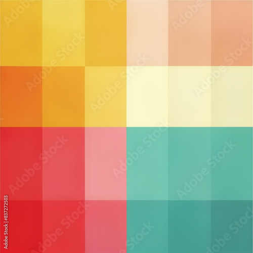 Wallpaper Mural abstract background of colorful square with squares Torontodigital.ca