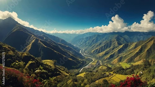 Stunning mountains of Bolivia photo