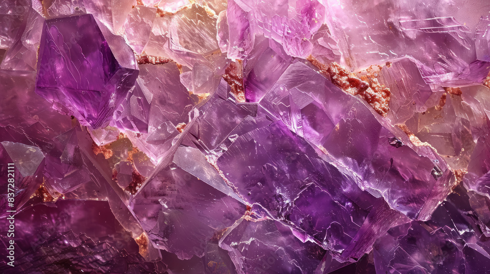 vivid amethyst crystals, providing a close up look that highlights their natural beauty and intricate details, suitable for backgrounds or texture studies vivid amethyst crystals, providing a close up look that highlights their natural beauty and intricate details, suitable for backgrounds or texture studies
