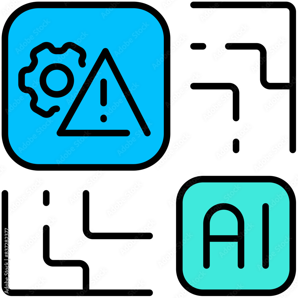 Artificial Intelligence Industries Colored Icon Pack Artificial Intelligence Industries Colored Icon Pack