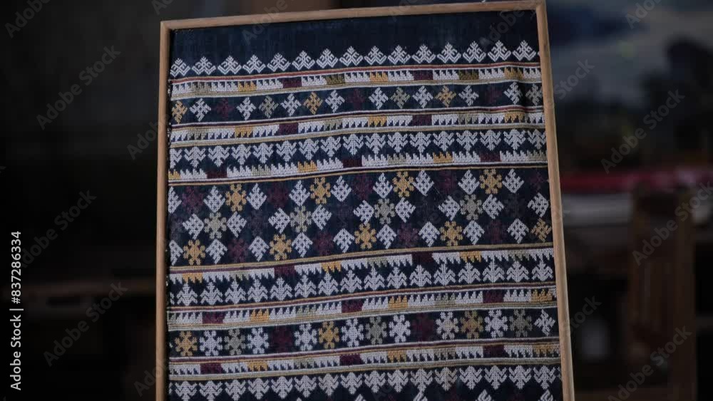 The culture and traditions of the lu mien ethnic group are reflected in their traditional clothing, which features unique decorations and creative textile patterns specific to their tribe.Thailand2023 The culture and traditions of the lu mien ethnic group are reflected in their traditional clothing, which features unique decorations and creative textile patterns specific to their tribe.Thailand2023