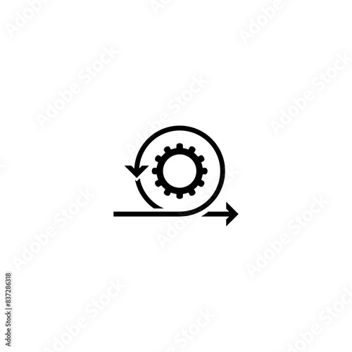 Agile icon isolated on white background